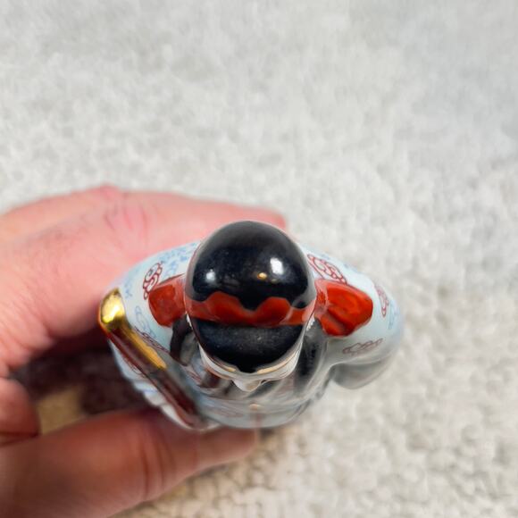 Chinese Famille Rose Porcelain Fu Lu Shou Figurine FU God Of Good Fortune 6.5" - Picture 6 of 15